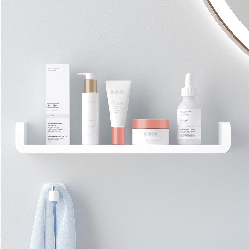 Bathroom Organizer Shelf White