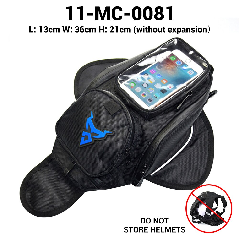 Oxford – sac de réservoir étanche pour Moto, sacoche de selle pour casque, sac d'huile et de carburant, magnétique, boîte aux lettres: 11-MC-0081-L BU