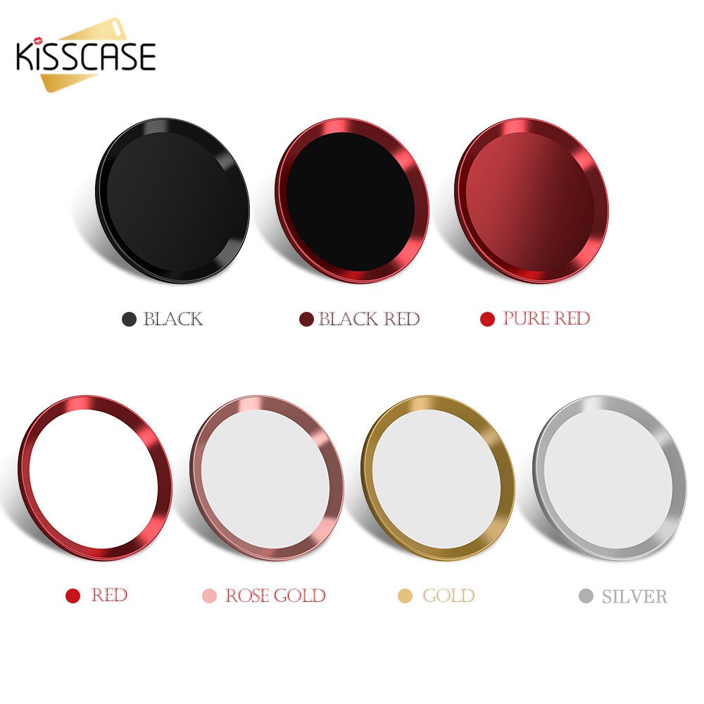 KISSCASE Home Button Aufkleber Anti Schweiß Für iPhone 6 6 S 7 8 Plus 5 S SE 5 Fingerprint Touch ID Protector Für iPad Air Mini 2 3 4