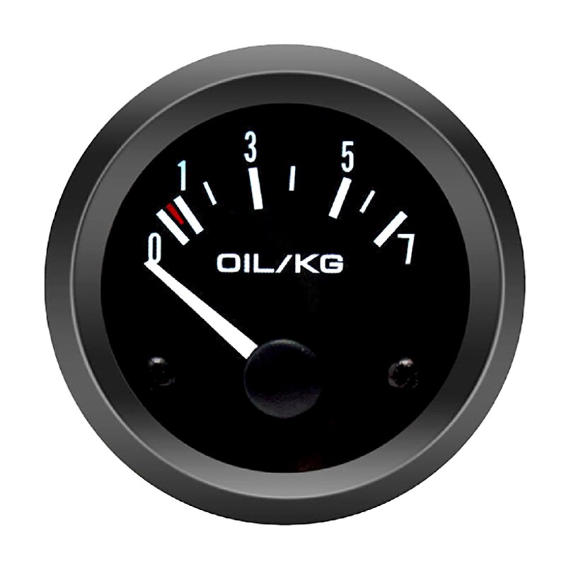 Car Gauge 2Inch 52mm Vehicle Meter 12V Black Shell Universal Vehicle Meter: Purple