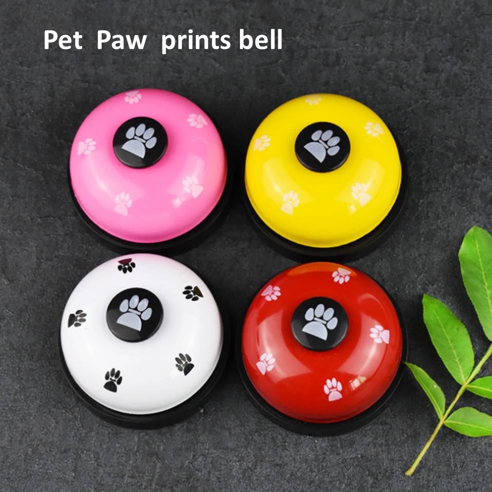1Pcs Pet Call Bell Dog Toys Training Bell Responder Educational Toy Pets Toys Interactive Bell Eating Food Feeder Pet Tool