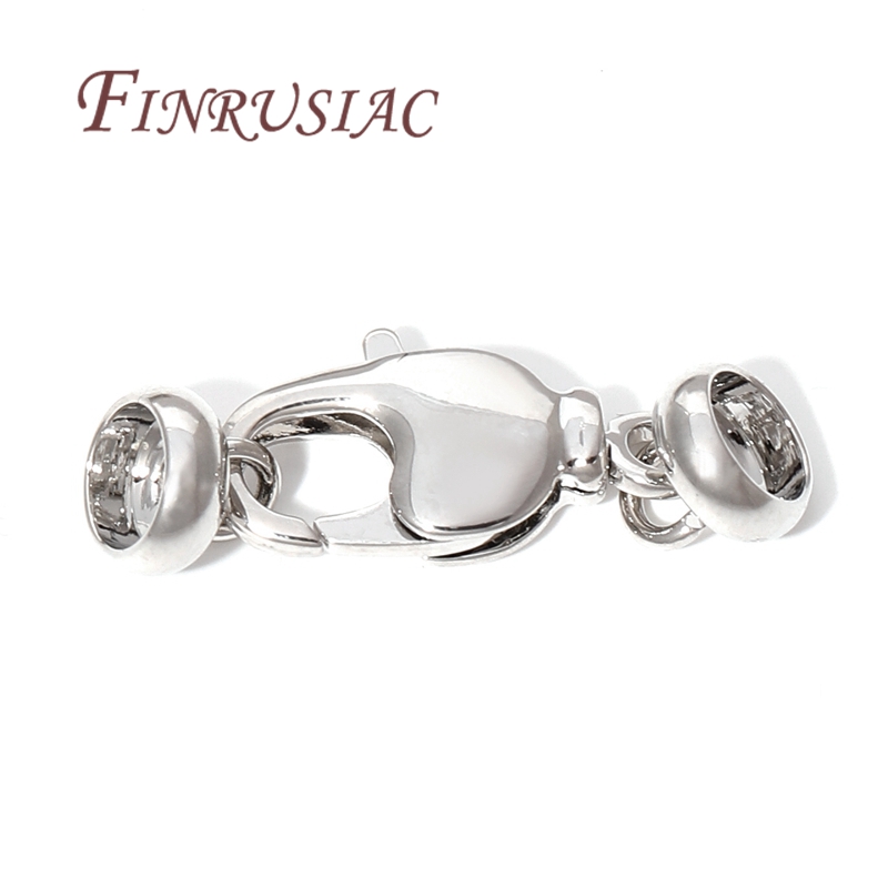 1-5 unids/lote 18K cierre de langosta chapado en oro Real para joyería, sujetadores para pulseras, cierres de collar, accesorios de hallazgos DIY