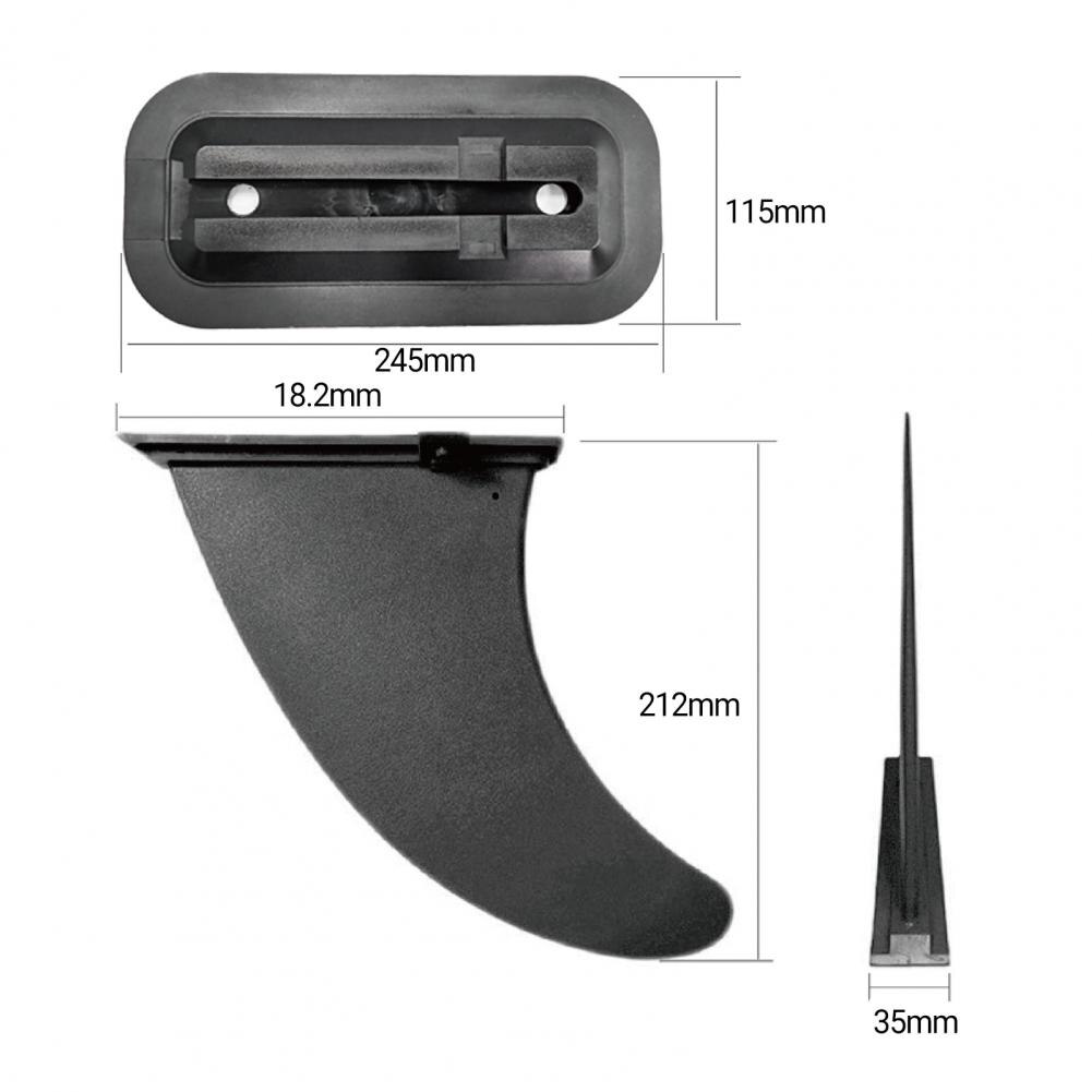 Abnehmbarer steckverschluss mit verlustsicherung für surfbrett-heckfinne, surfbrett-heckfinne, paddleboard-zubehör