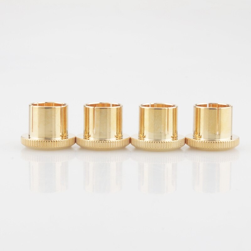 12Pcs Noise Stopper Gold Plated Short Circuit Socket Phono Connector RCA Shielding Jack Socket Protect Cover Caps