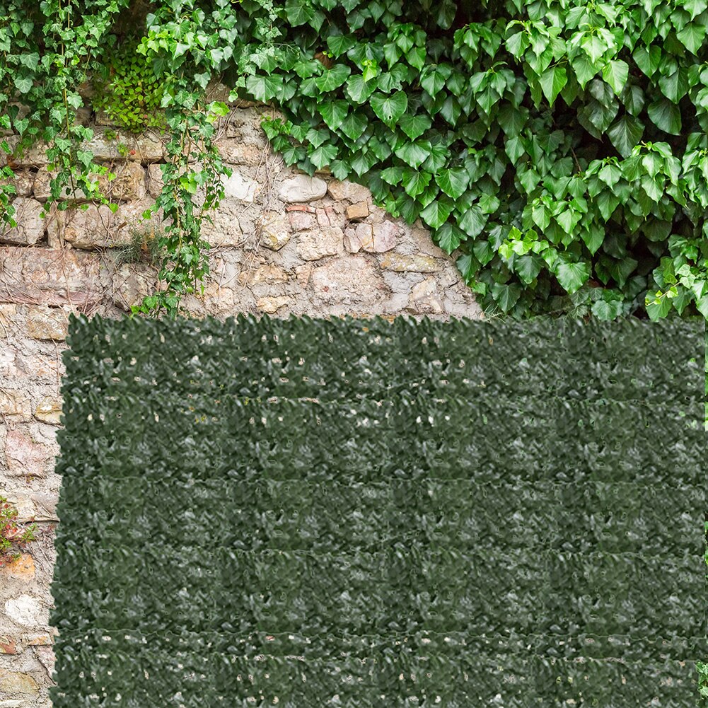 Artificial Leaf Garden Fence Roll Wall Landscaping Fence Privacy Fence Screen Outdoor Garden Backyard Balcony Fence Privacy
