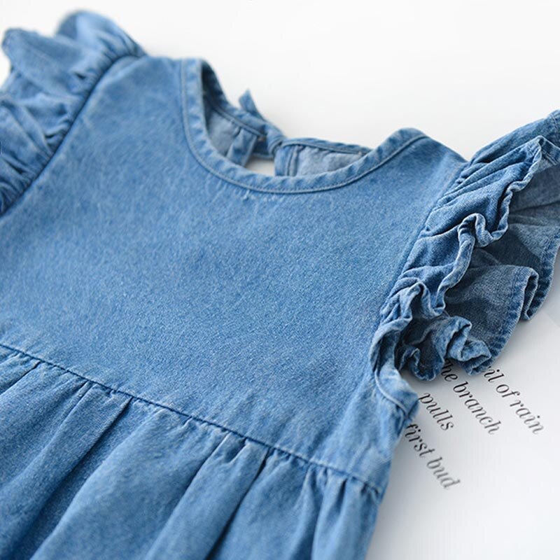 Milancel zomer babykleding effen jongens bodysuits babymeisjes denim bodysuits korte mouwen baby jumpsuits