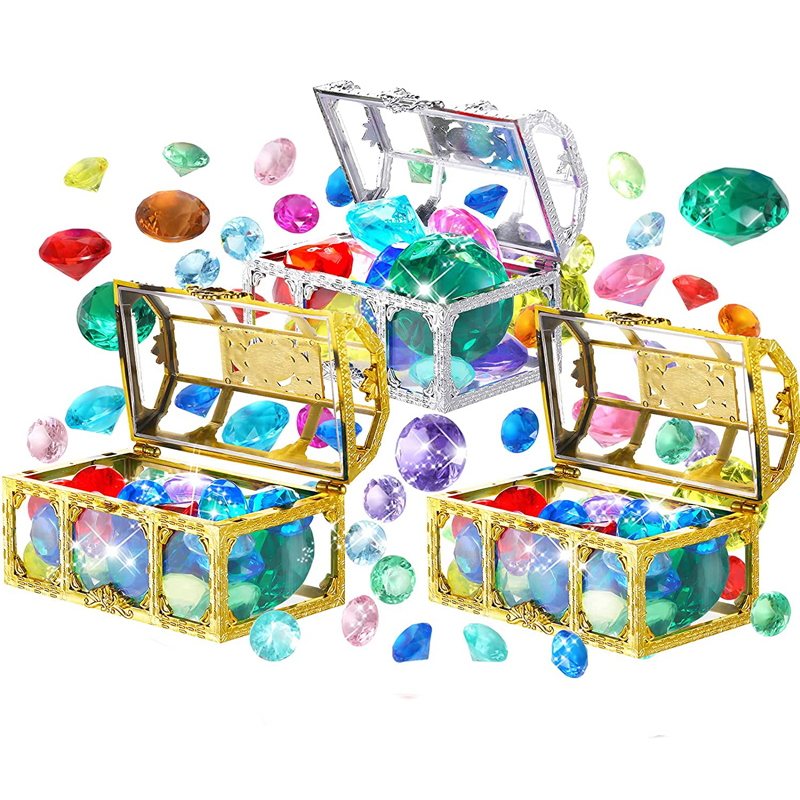 Schat Borst Party Favor Toys Kids Diamanten Juwelen Edelstenen Bulk Edelstenen En Kristallen Jongens Meisjes Grappige Giften Goodie Bag Fillers