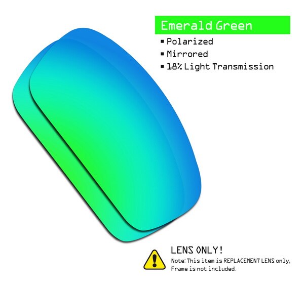 SmartVLT Polarized Replacement Lenses for Oakley Monster Pup Sunglasses - Multiple Options: Green-ShieldCoat