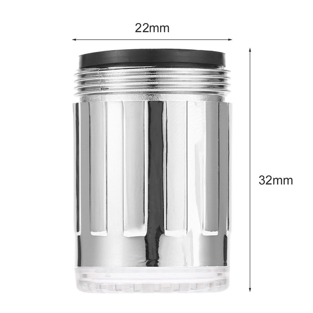 kitchen LED faucet Water tap Taps accessory temperature faucets sensor Heads attachment on the crane RGB Glow bathroom