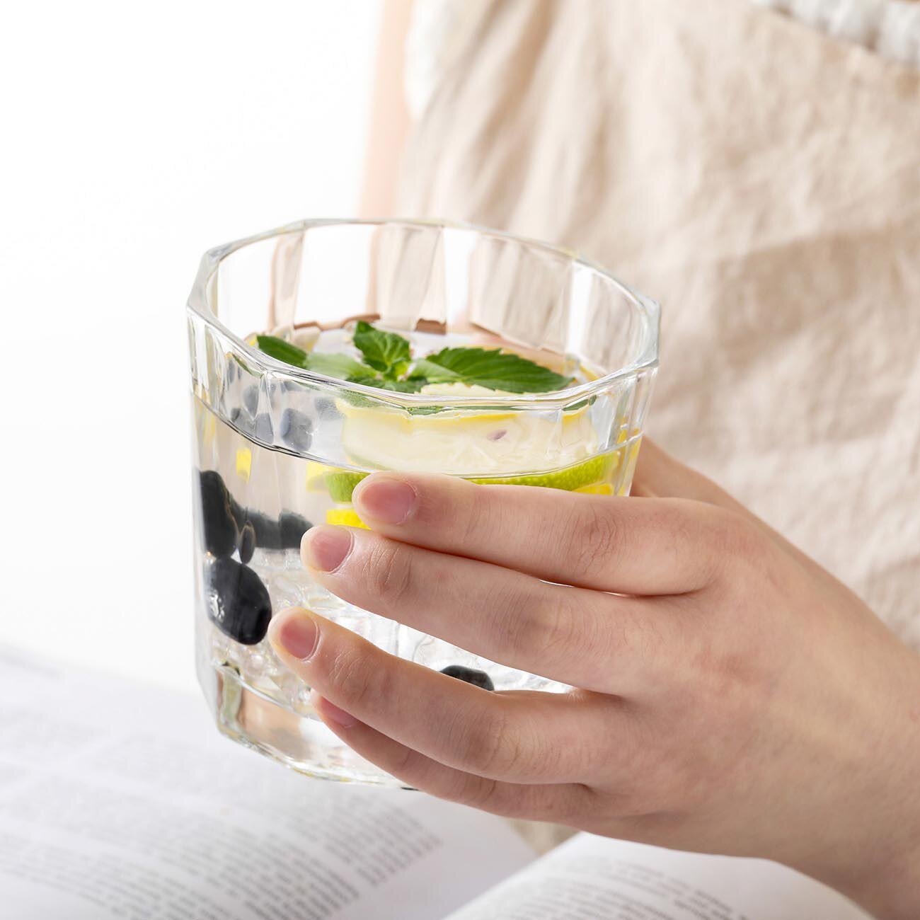 1PC Thickent Double Wall Tea Glass Cup Breakfast Salad Bowl Household Glass Drink Juice Milk Cup With Handle