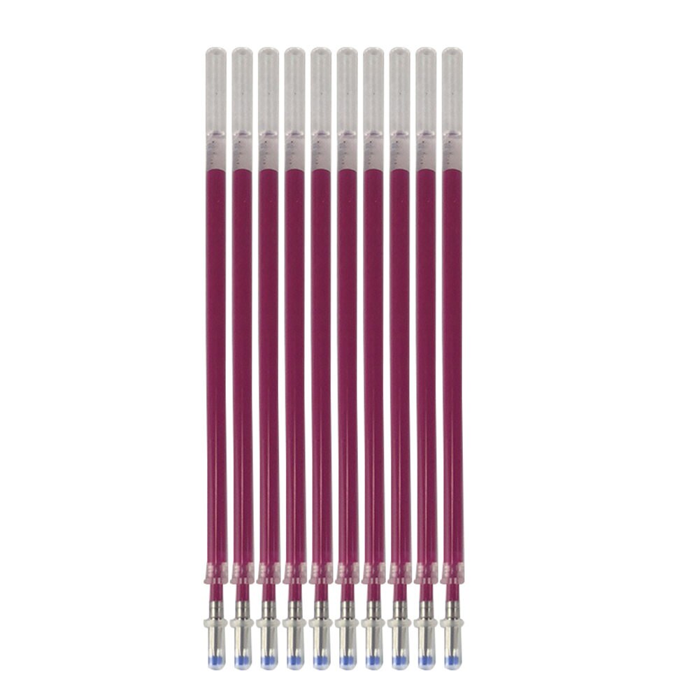 Refills læder 100 stk heat erase pen refills høj temperatur forsvinden pen beklædningsgenstand dash markør  dc156: Rødt udseende en