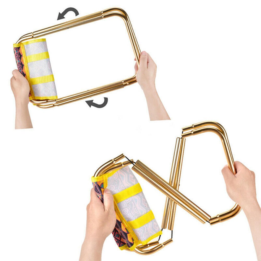 Buitenvisstoel, opvouwbare stoel, wandel- en picknickstoel, strandstoel, reisstoel met opbergvak, etnische stijl, kampeerstoelen