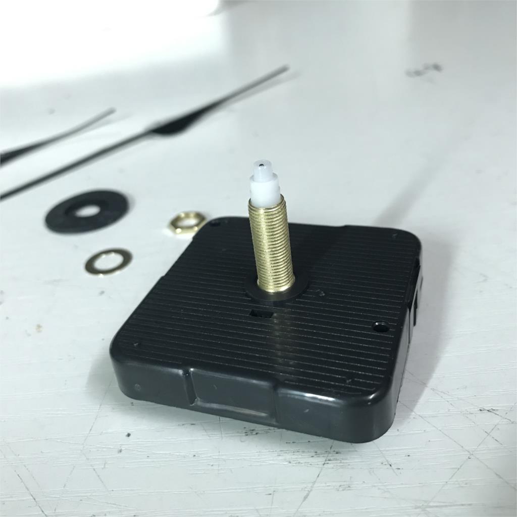 Stort ur lange visere hængende gør-det-selv kvarts ur lydløst 28mm vægur værk quartz reparation urværk ur mekanisme dele