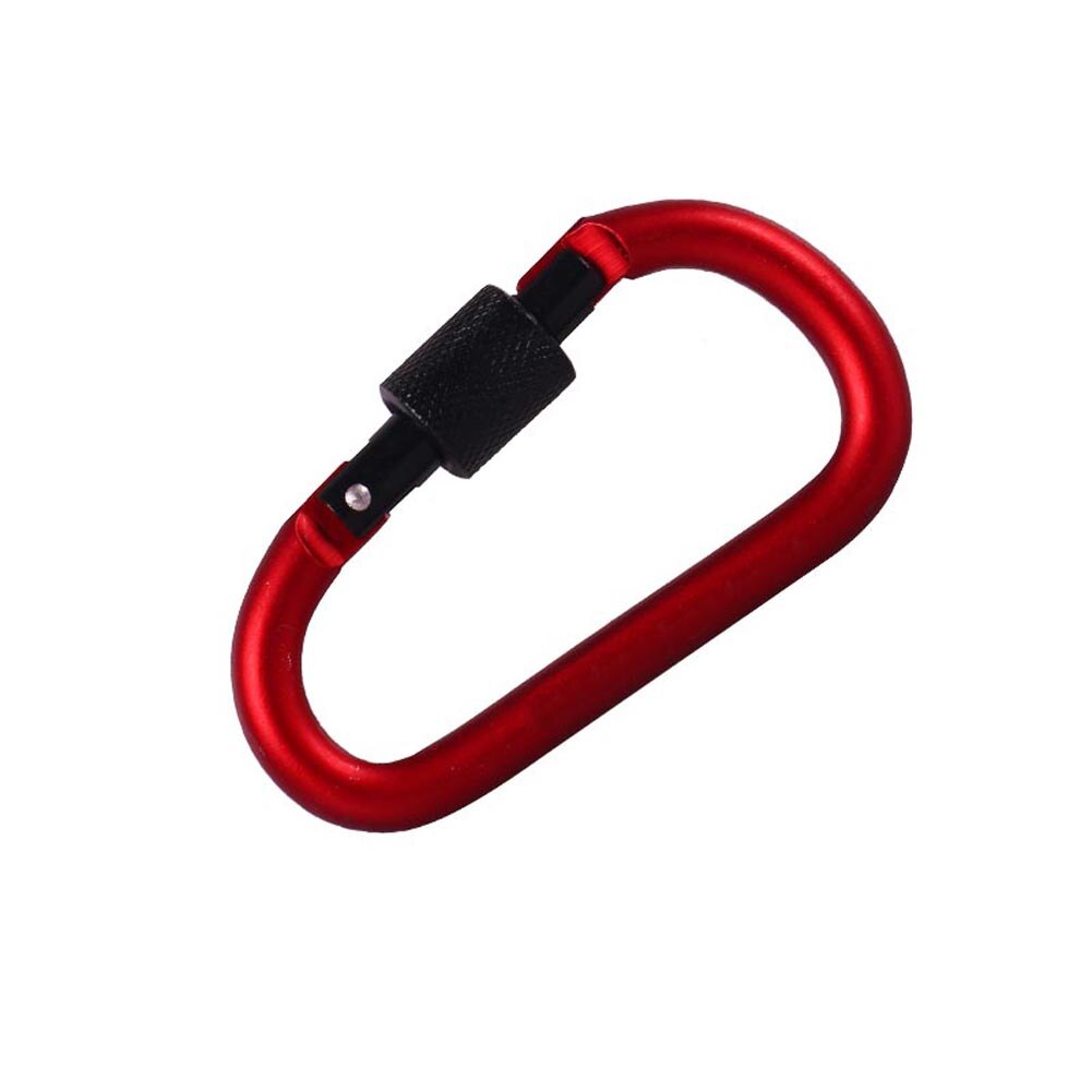 Aluminium veersleutel karabijnhaken clip draaguitrusting slot gesp sleutelhangers haak outdoor kampeeruitrusting ed