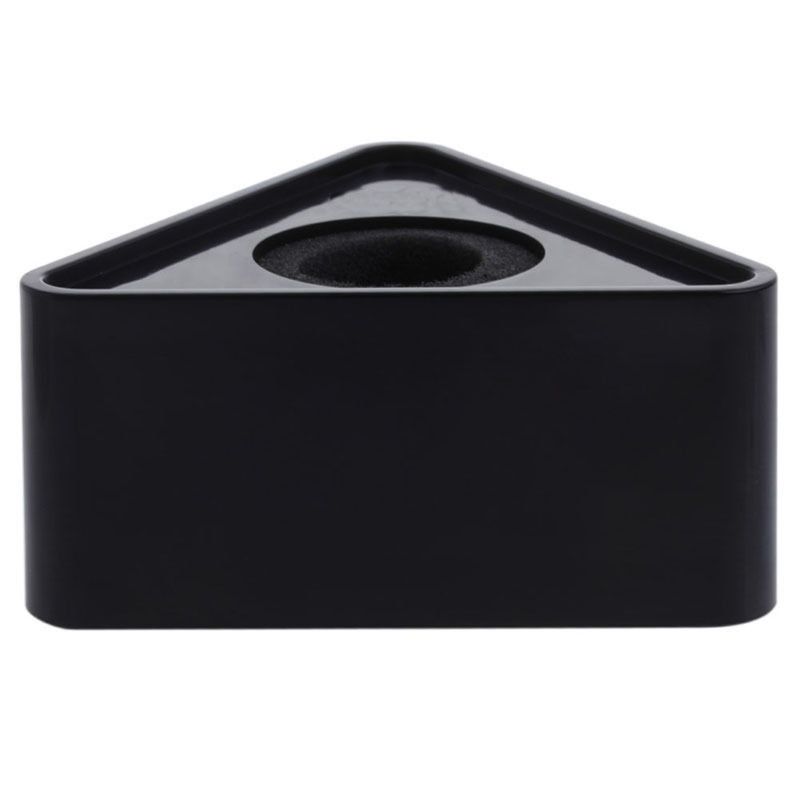 Black Hole Triangular Mic Microphone TV Interview Logo Flag Station DIY