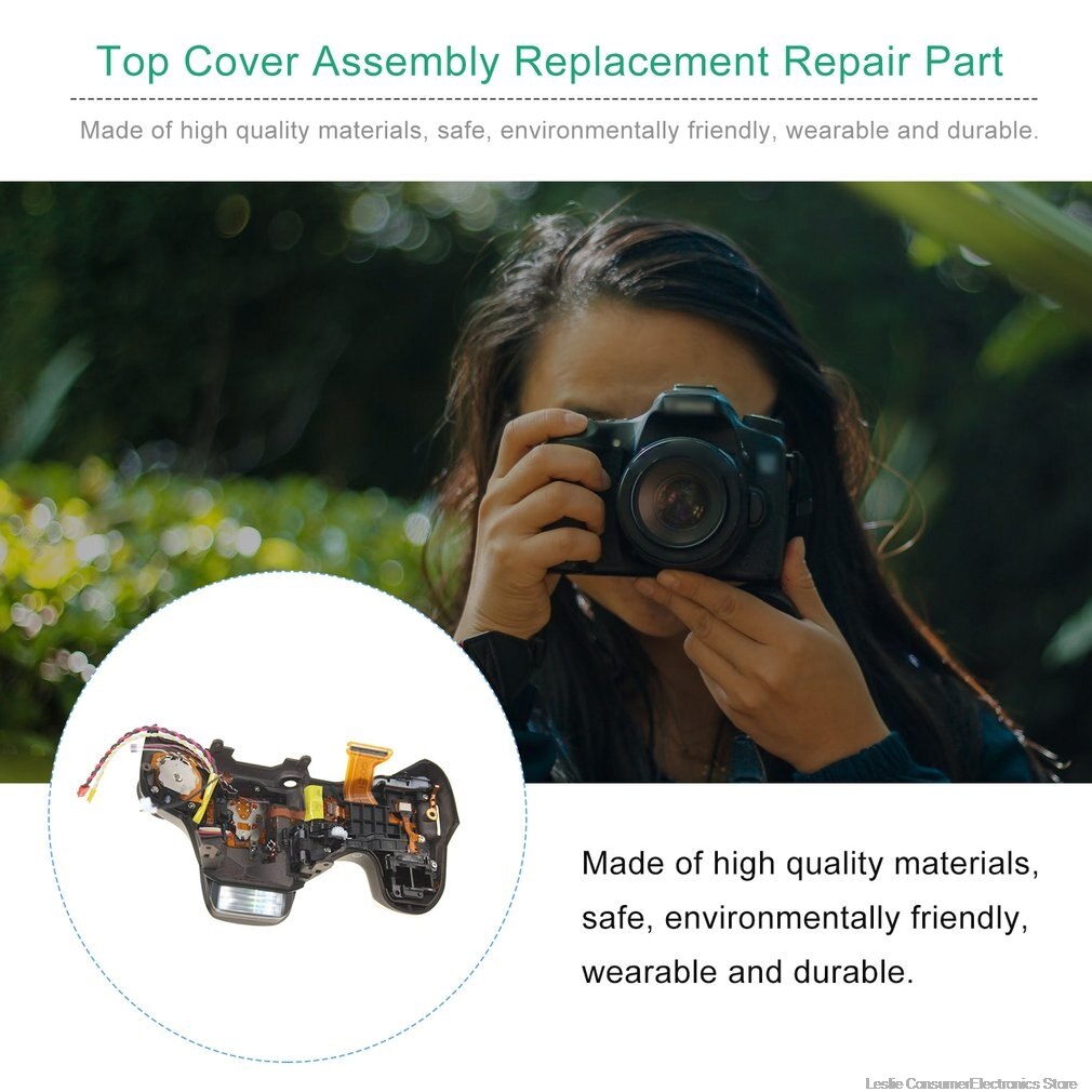 Para cámara Canon EOS 70D conjunto de carcasa superior reemplazo pieza de reparación OEM unidad de repuesto de cámara