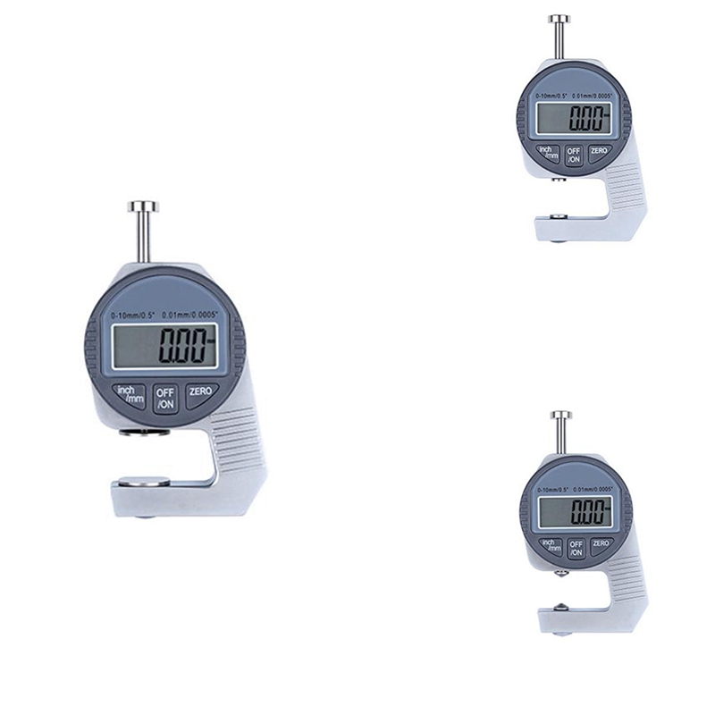 Digital Thickness Gauge Electronic Thickness Meter Measure Thickness Of Paper Cloth Thin Metal Micrometer 0.01Mm