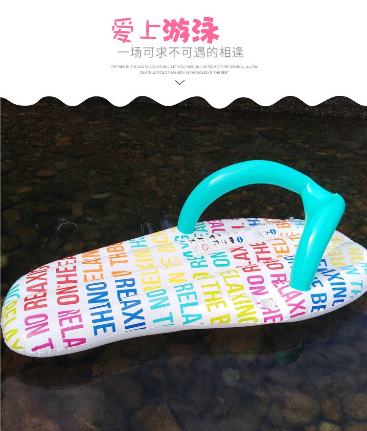 Oppblåsbare vanntøfler, flytende radleker om sommeren, tykk pvc-vannflytende seng, leker for svømmekoppholder