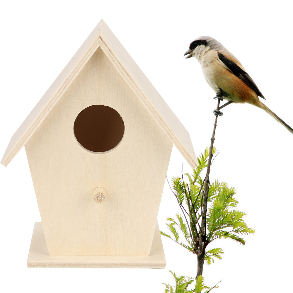 Houten Vogel Grote Nest Opknoping Vogel Huis Natuurlijke Houten Vogelkooi Rustplaats Muur Gemonteerde Outdoor Vogelhuisje Houten Doos