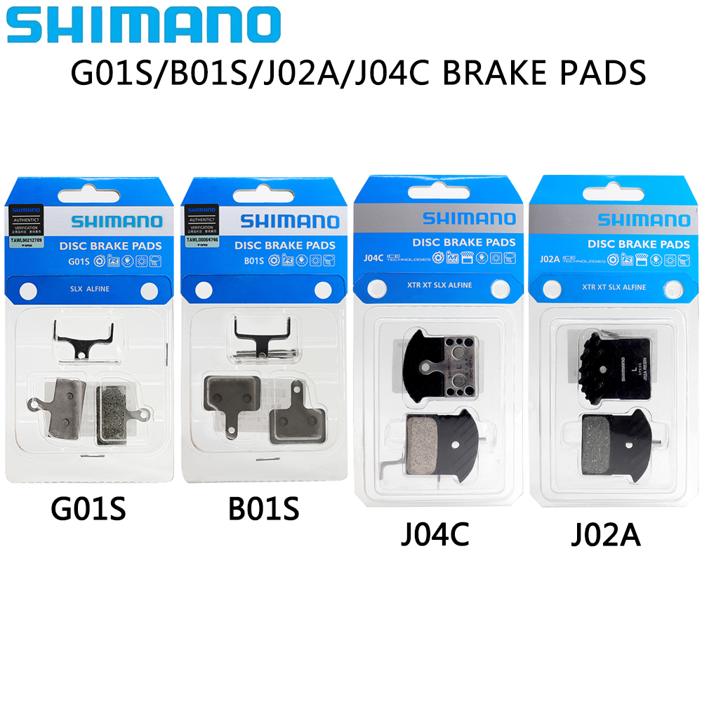 Pastillas de freno SHIMANO B01S G01S J02A J04C, pastillas de freno de disco de resina para MTB MT200 / M315 Br-M485 M445 M446 M447 M395 M355 M575 M475