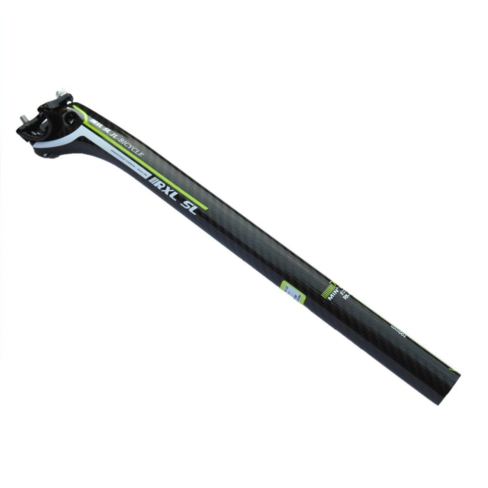 RXL SL Cycling Bike Seat Post 3K Glossy Road Seatpost Carbon 27.2 Offset 350/400mm Red/Blue/Green Mountain Bike Seatposts
