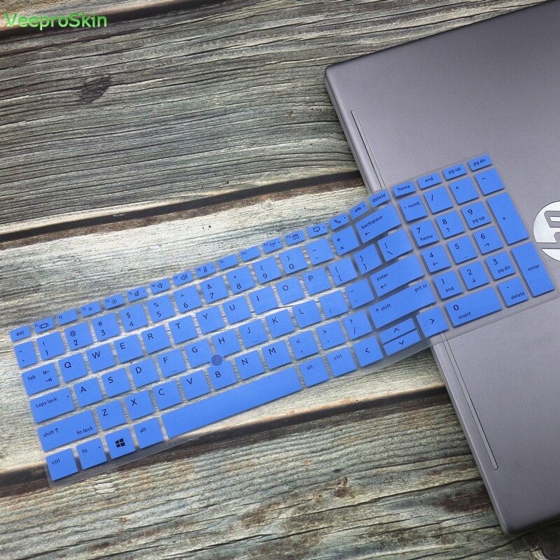 Laptop tastatur cover protector skin til 15.6 " hp elitebook 755 g5 850 g5 15.6 tommer: Blå