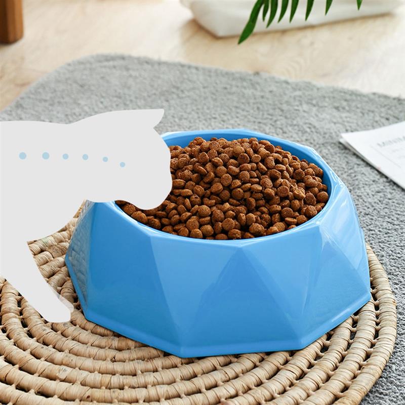 Enkele plastic voerbak voor huisdieren, antislip voerbak voor katten, voerbak voor puppy's, container voor honden, huisdierproduct