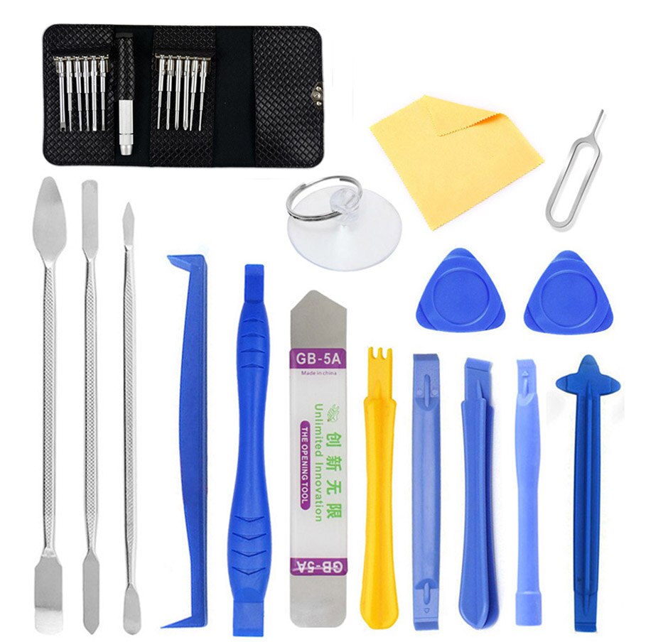 29 In 1 Mobile Smartphone Repair Tools Kit Disassemble Screwdrivers Sets For iPhone X 8 7 6 5S For iPad Disassembly tool Set: 29 In 1