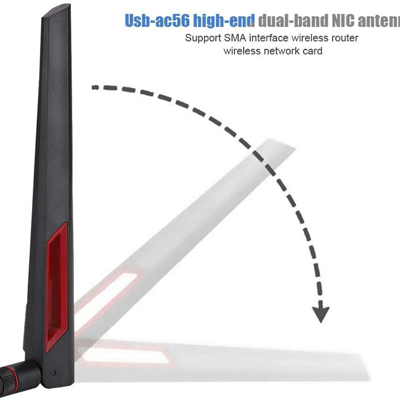 Anntenna Type Router High Gain Router Antenna SMA 8DBi 2.4G/5.8G Dual B... – Grandado