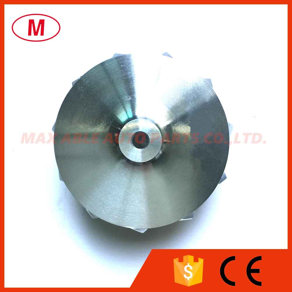 K04 41.000/50.96mm 11+0 blades Performance Turbo Billet compressor wheel/Aluminum 2618/Milling wheel for Turbocharger Cartridge