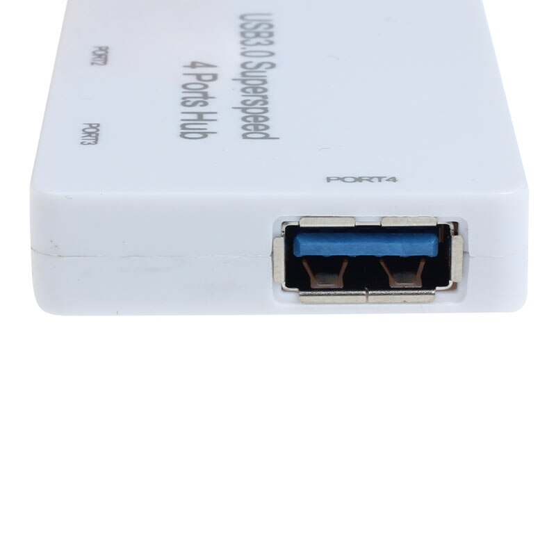 Powered USB 3.0 4-Port SuperSpeed Compact Hub Adapter For PC Laptop Mac Ultra slim structure USB Hubs#T2