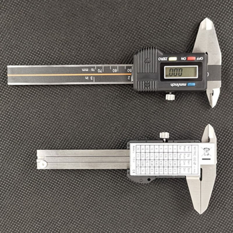 ABSF Portable Mini Digital Vernier Caliper Stainless Slide Caliper Thickness Measurement Tools