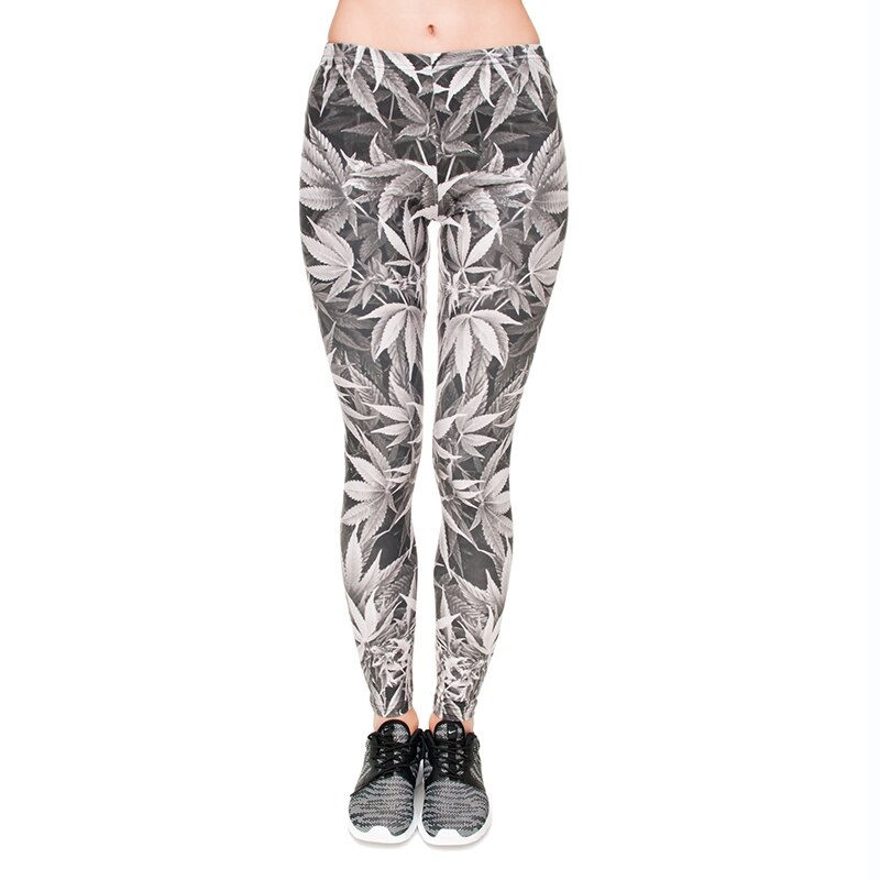 Trendy Digital Print Elastische Workout Leggings Push Up Vrouwen Casual Skinny Sporting Fitness Leggings Broek Broek: 31764