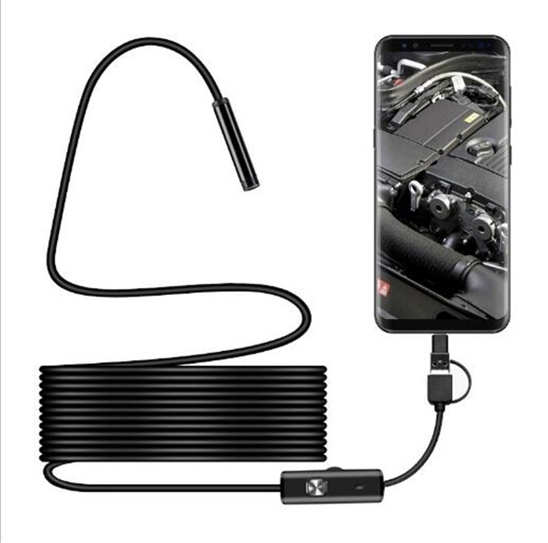 3.9Mm 720P Usb Endoscoop Camera Water-Proof IP66 Cmos Borescope: 10m / 8mm