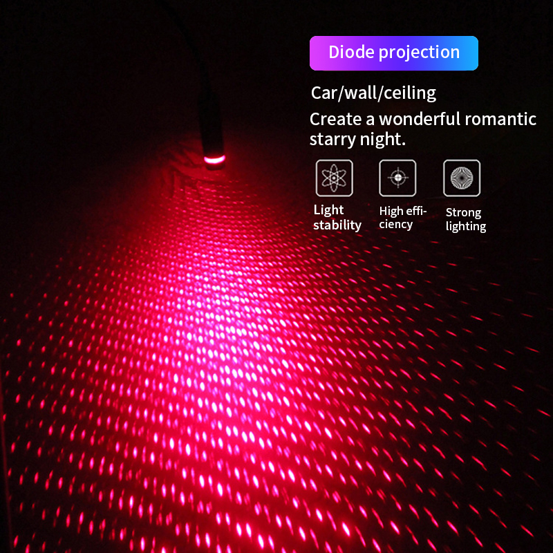 USB Gadgets LED Star Nightlight Projector Atmosphere Galaxy Lamp Decorative Lamp Multiple Light Effects With Remote Control