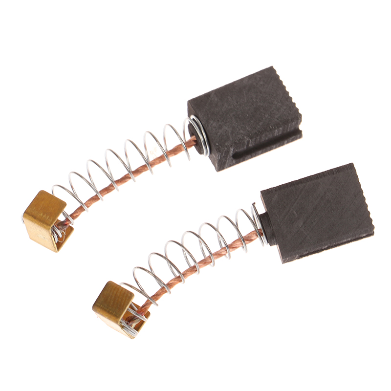 2 stuks Voor Parkside PBH 1500 A1 6x10x14mm Koolborstels Motor Kolen Slijpen kolen Motor Koolborstels Vervanging Carbon Motor: Default Title