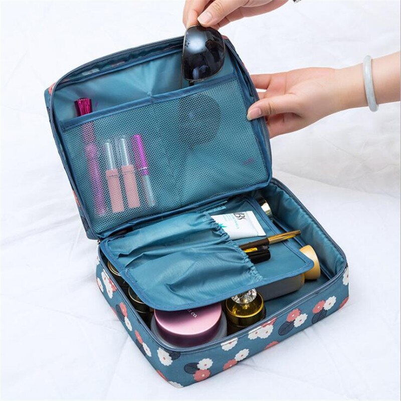 Multifunction Travel Cosmetic Bag Neceser Women Makeup Bags Toiletries Organizer Waterproof Storage Make Up Wash Hanging Cases