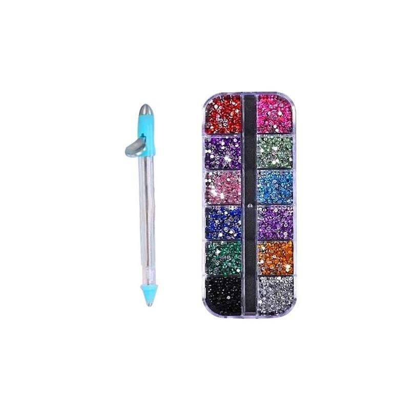 Diy Steentjes Met Decoratie Kristal Glas Op Handmatige Steentjes 3D Nail Art Rhinestones Fancy Vormige Kristallen 2,000 Pcs