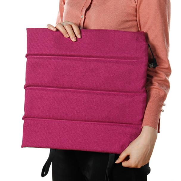 Batteria ricaricabile cuscino per sedile termico autoportante cuscino riscaldante elettrico USB piegato riscaldatore elettrico portatile per esterno: Lavanda