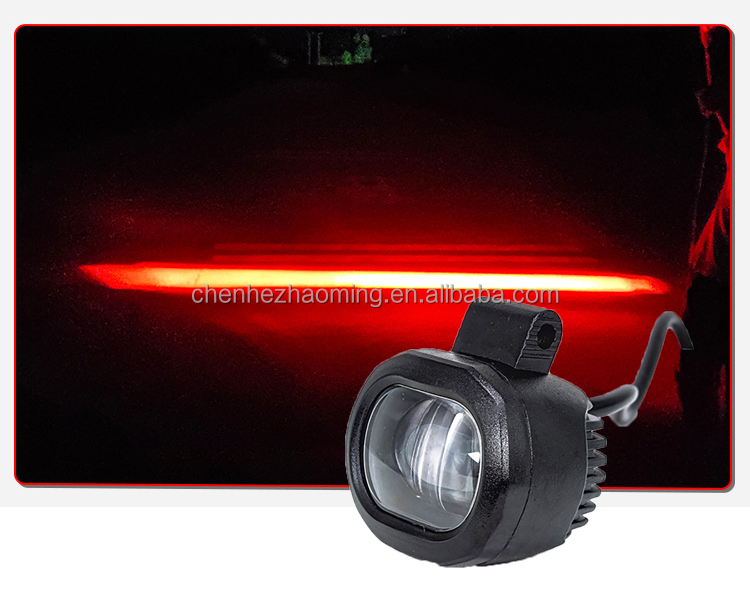 10 ~ 80V colore blu rosso per carrello elevatore luce laser carrello elevatore luce di lavoro LED luce di avvertimento carrello elevatore: Rosso