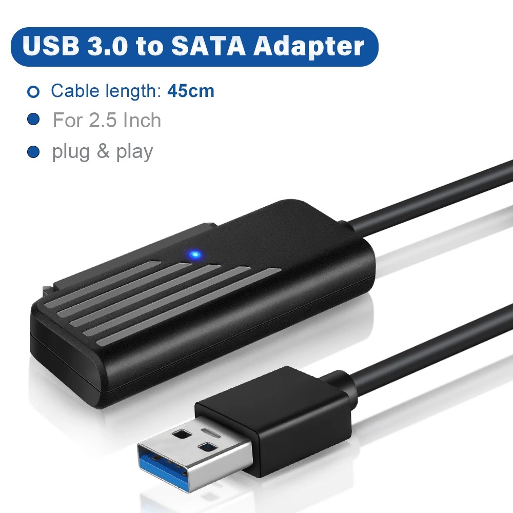 USB naar SATA Adapter Converter Kabel USB 3.0 2.0 naar SATA Converter voor 2,5 Inch SSD HDD Harde Schijf Externe adaptador Accessoires
