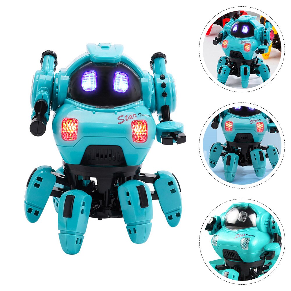 Children Electric Robot Plastic Robot Plaything Funny Dancing Robot: Default Title