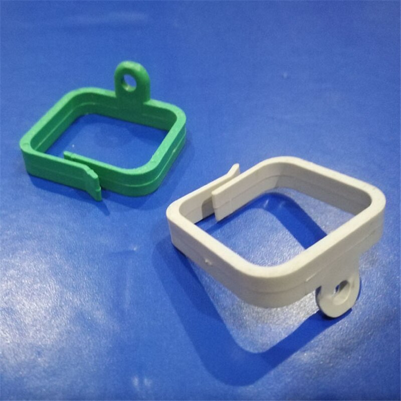 100PCS cable manager ring ABS plastic for distribution box cable management for network cabinet white 34*35*16mm factory ELINK