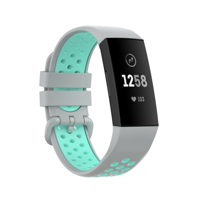 SDual-color Silicone Strap For Fitbit Charge 4/3 SE Smart Watch Band Smart Bracelet Fitbit Charge4/3 Wristband For Women Men