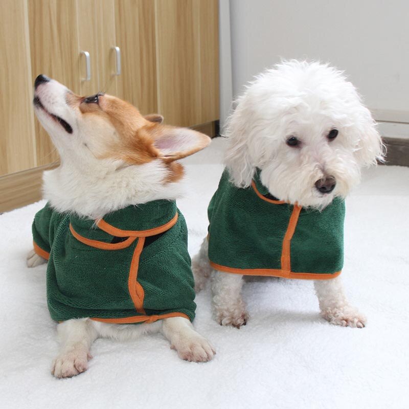Toalla para mascotas, albornoz para perros, toalla de secado superabsorbente para mascotas, toallas de baño de microfibra para perros, Toalla de baño de secado rápido para gatos, suave abrigo para mascota