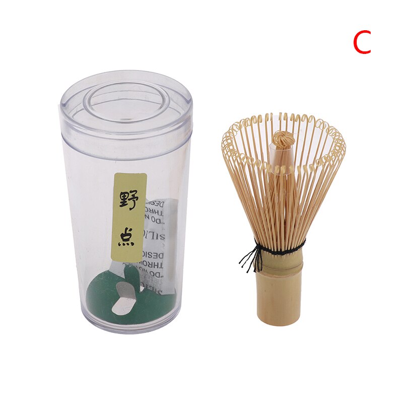 1pc praktisk visp kaffe grøn te børste bambus chasen nyttige børste værktøjer køkken tilbehør japansk ceremoni bambus matcha: C