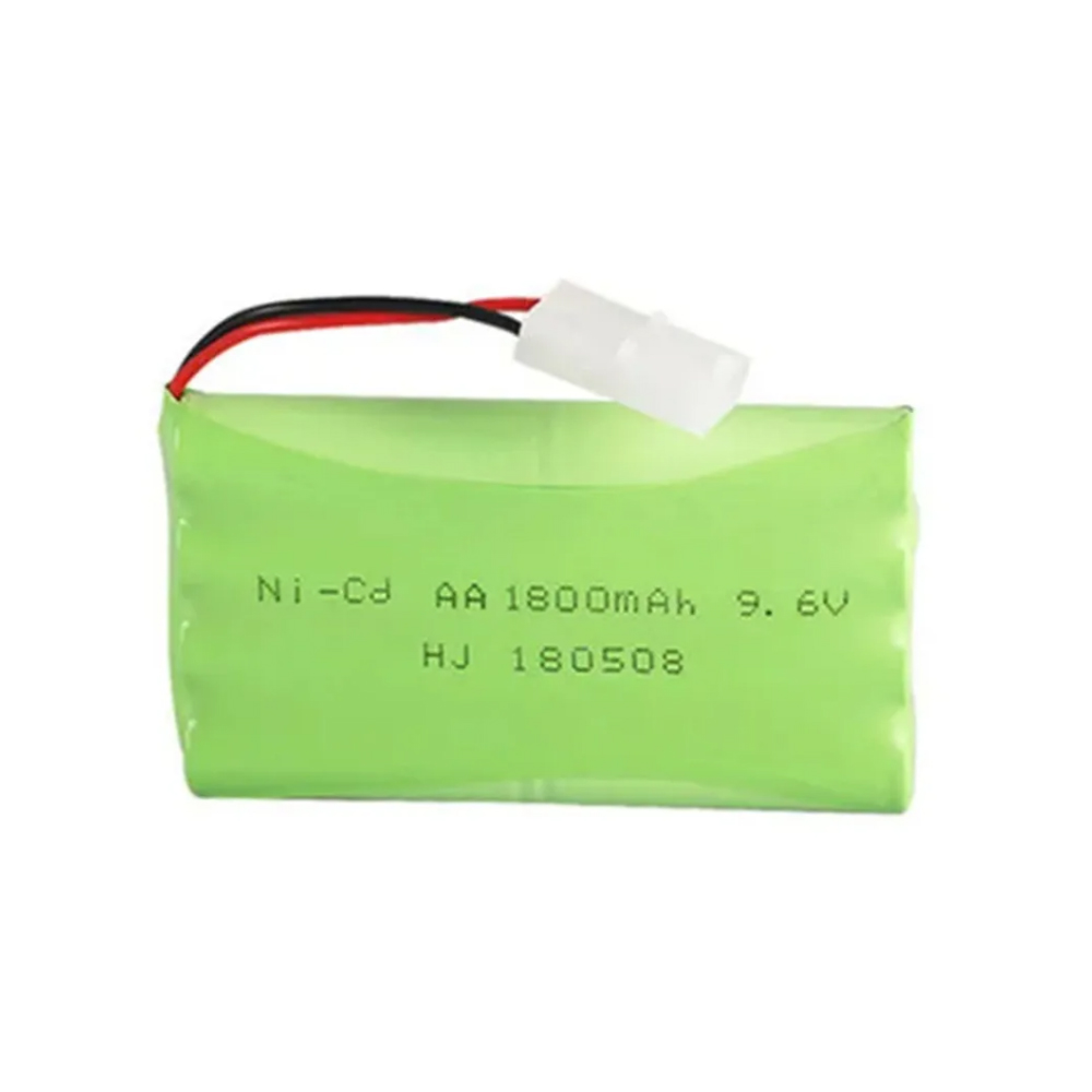9.6V 700/1000/1400/1800/2400/2800/3000/4500mAh Battery for RC toys Cars Boat Tank Truck Train AA Ni-Cd Ni-MH 9.6v Battery Group: WHITE