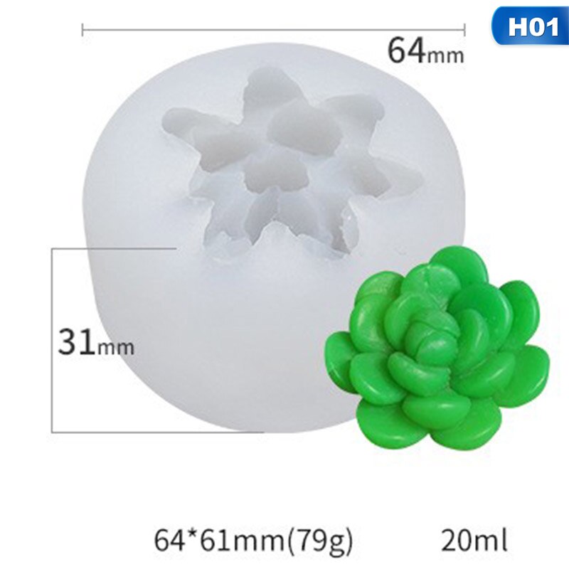 Flower Pot Mold Handmade Craft Clay Molds Multi-function Silicone Pot Mould for Succulent Plants Cactus Planting: 1