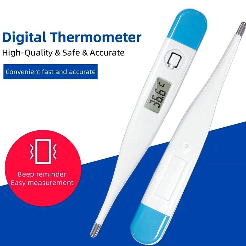 Elektronische Thermometer Digitale Lcd Orale Thermometer Tool Voor Kinderen Baby Kinderen Baby Body Temperatuur Meting