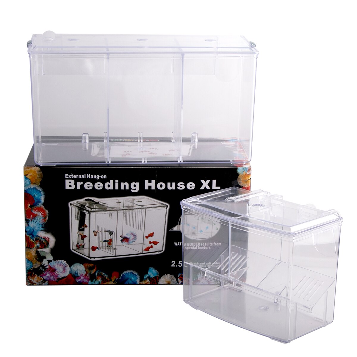 Neue Acryl Aquarium Aquarium Zucht Kasten Luft Drived Wasser Fließende Trennung Zucht Kasten Aquario Kleine Fisch Kasten Anlage Panzer